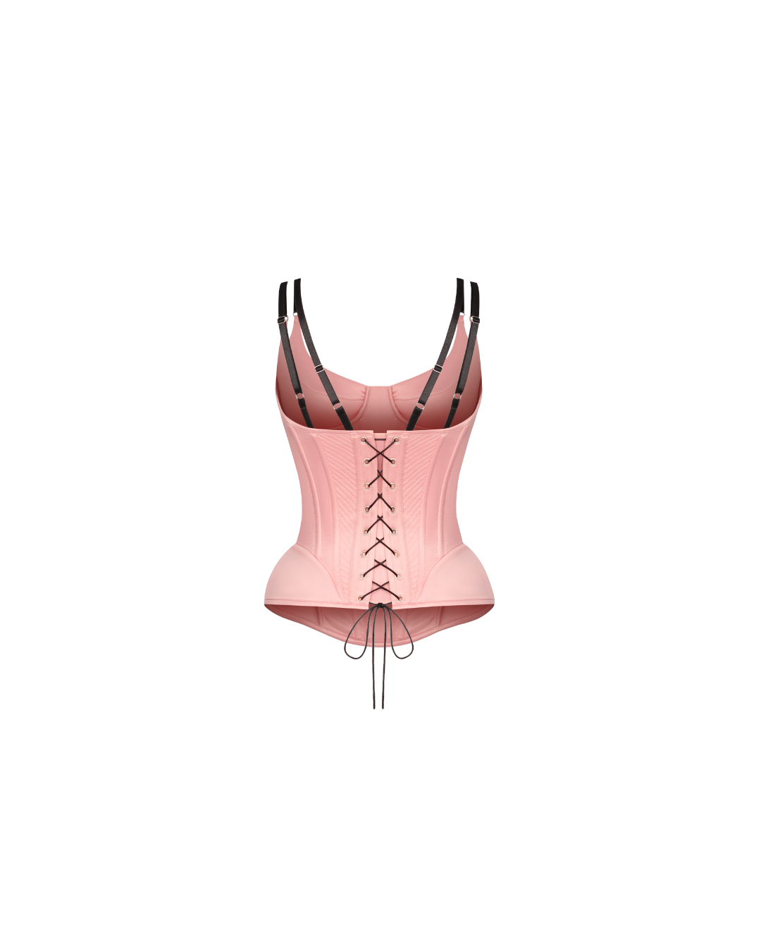 Saint Lover Rose Silk Corset